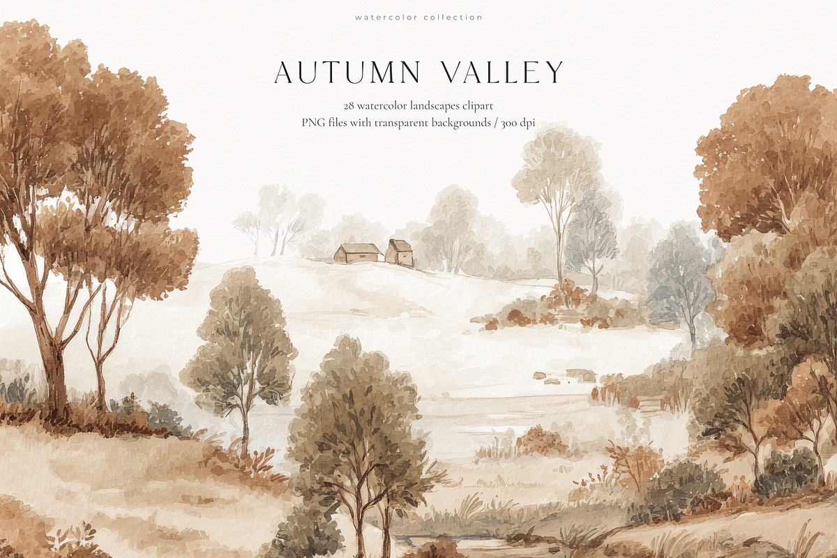 Autumn Valley Collection, a Seasonal Illustration by PeDe Designs (Photo 25 of 34)