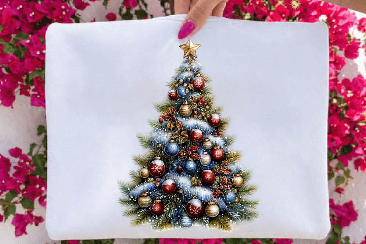 Brushstroke Christmas Tree Clipart, a Seasonal Illustration by SVGArt (Photo 3 of 10)