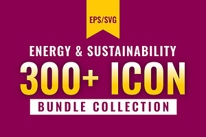 Energy & Sustainability Line Icons, an Outline Icon by gstudiovect21