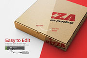 Cardboard Pizza Box Mockup Pack, a Mockup by Remnand Studio (Thumbnail 3 of 12)