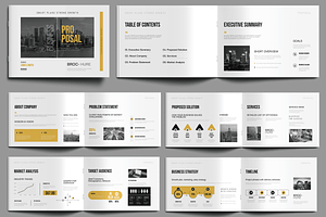 Business Proposal Template, a Brochure Template by MightyDesign