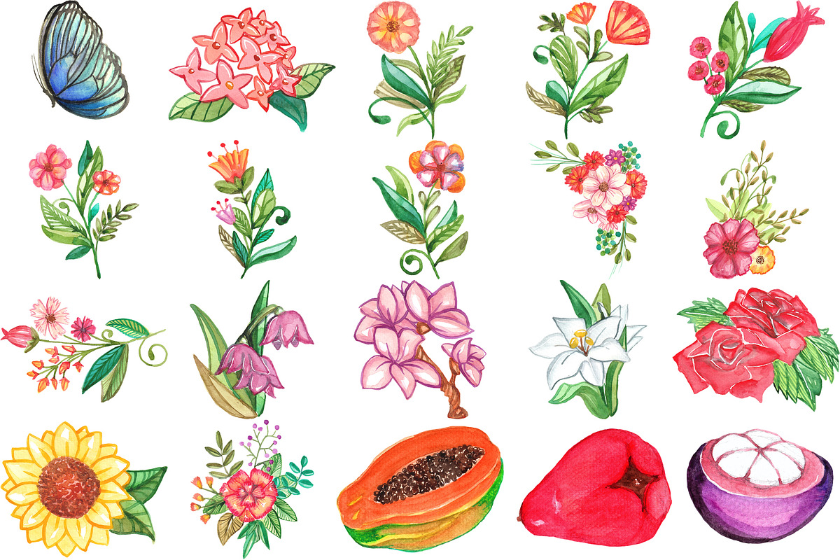 99 PHILIPPINE ICONS! Watercolor PNG, an Illustration by LilyBoo Clipart (Photo 6 of 6)