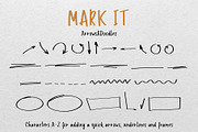 MARK IT marker handwritten font, a Handwritten Font by Yuliya Derbisheva (Thumbnail 11 of 13)