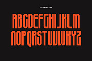 Georgopol – Condensed Retro Font, a Sans Serif Font by Artiveko (Thumbnail 2 of 8)