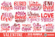 Valentine SVG Bundle, a Graphic by crafthome (Thumbnail 1 of 7)