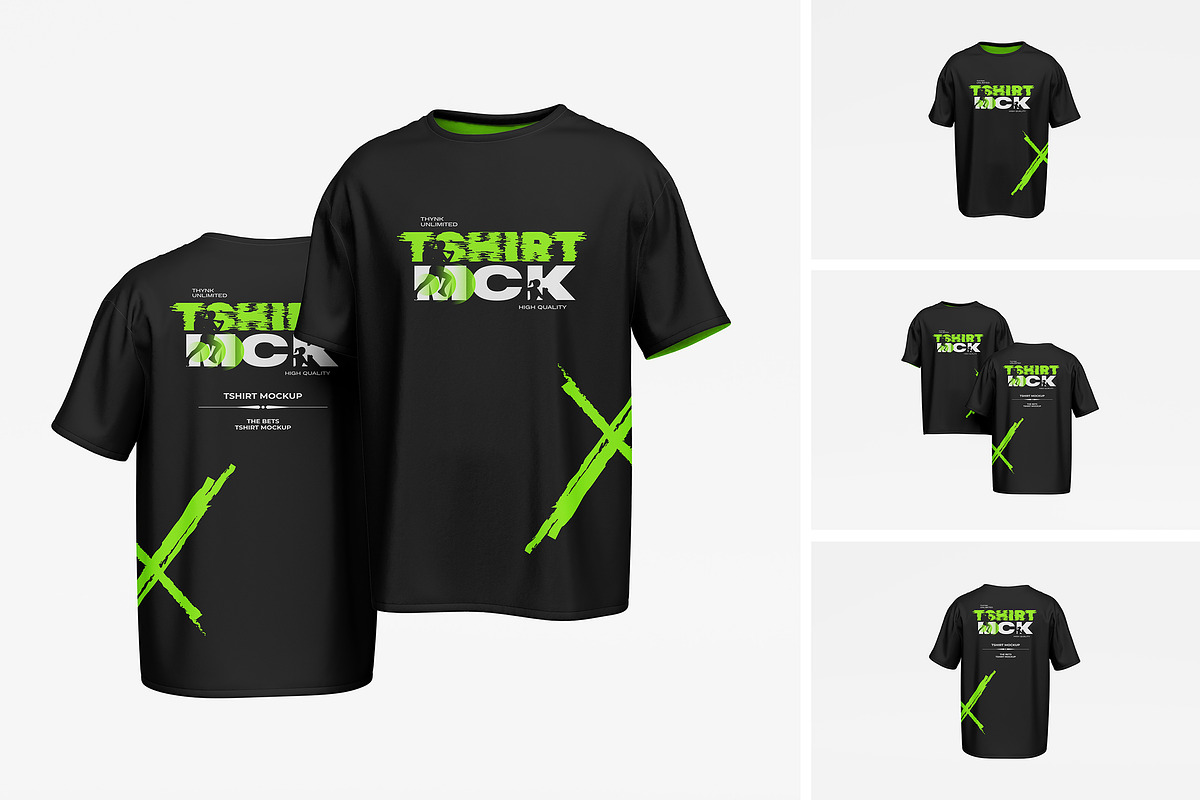 T-Shirt Mockup, a Shirt Mockup by AKMAL STUDIO (Photo 1 of 5)