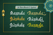 Basmala - An Arabic Style Typeface, a Font by Afkari Studio (Thumbnail 4 of 14)