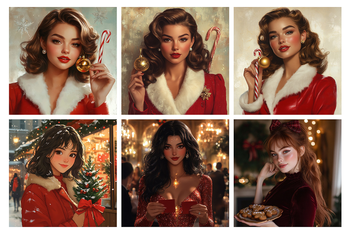 Christmas Girl Background, a Photo by RobertsArt (Photo 2 of 5)