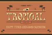 Summer Top Display Typeface, a Serif Font by infernostudio3 (Thumbnail 2 of 11)