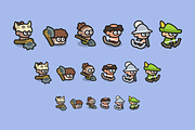 Minimal Game Characters PSD, a Person Illustration by LAYERLAB (Thumbnail 1 of 6)