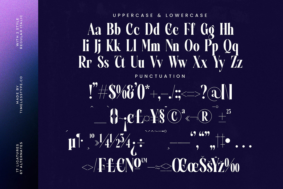 Evolugi Modern Luxury Serif Font, a Serif Font by timelesstype.co (Photo 18 of 20)