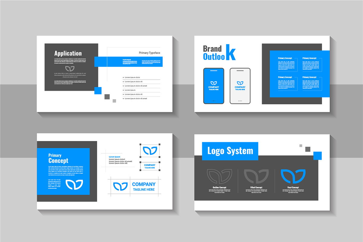 Brand guideline corporate portfolio, a Presentation Template by Pavel_design (Photo 3 of 4)