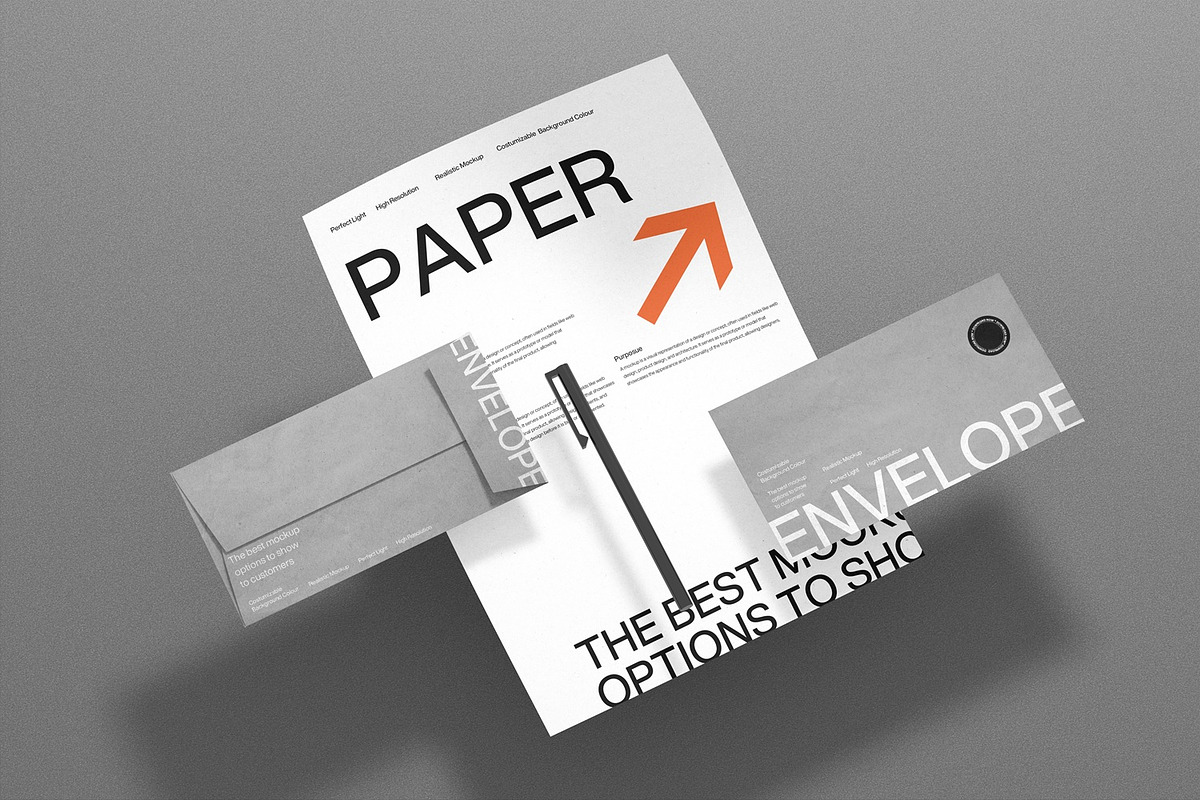 Modern Branding Guidelines Mockup, an Advertising Mockup by East Gallery (Photo 2 of 15)