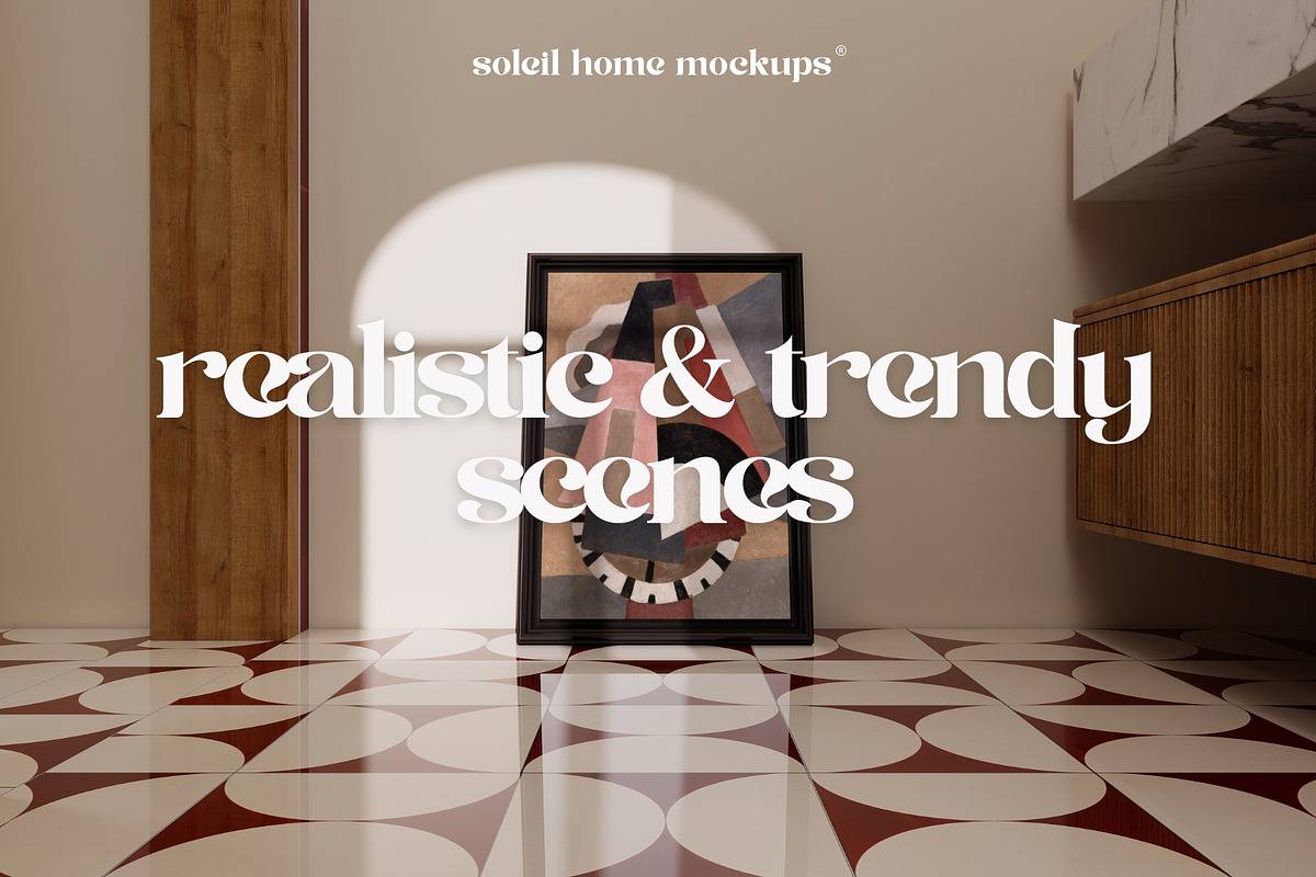 ISIS | Luxury Bathroom Frame Mockups, a Household Mockup by SoleilHomeMockups (Photo 5 of 9)