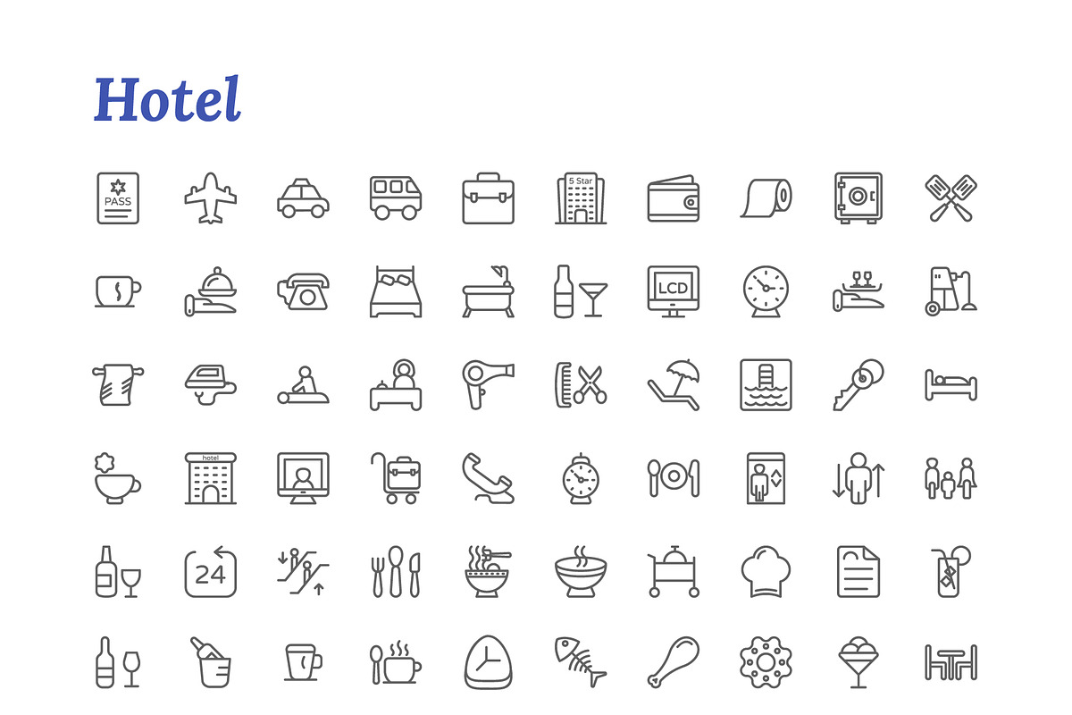 7671 Line Icons, an Outline Icon by Vectors Market (Photo 10 of 24)