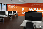 Office Space Wall Mockup, an Advertising Mockup by Permadi Creative (Thumbnail 5 of 5)