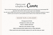 Retro Flowers Business Card Canva, a Business Card Template by Summit Avenue (Thumbnail 6 of 6)