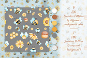 Bee Gnome Watercolor Clipart Bundle, a Person Illustration by Apixsala (Thumbnail 11 of 18)