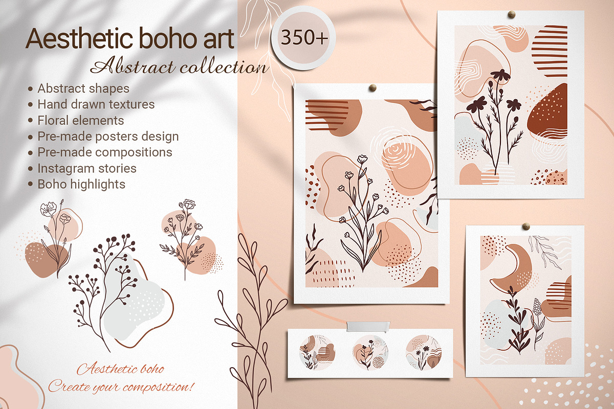 Aesthetic boho art, a Decorative Illustration by roskque (Photo 1 of 15)