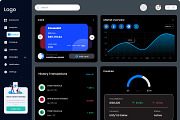 Cryptocurrency Trading App Dashboard, an UI Kit Template by Simona Meleca (Thumbnail 2 of 4)