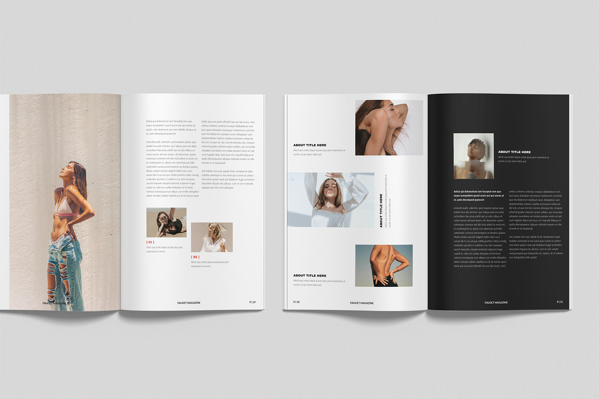 AURA Magazine Brochure Template, a Brochure Template by NorthPeak (Photo 11 of 14)