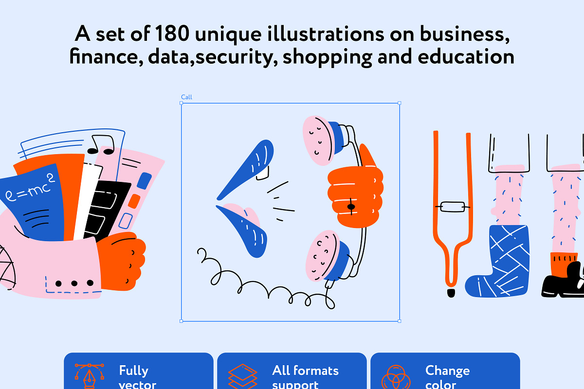 Ellsy Illustration Collections, an Education Illustration by Welovegraphics (Photo 3 of 17)