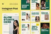Skincare Beauty Social Media, a Social Media Template by Pitchlook.Studio (Thumbnail 1 of 3)