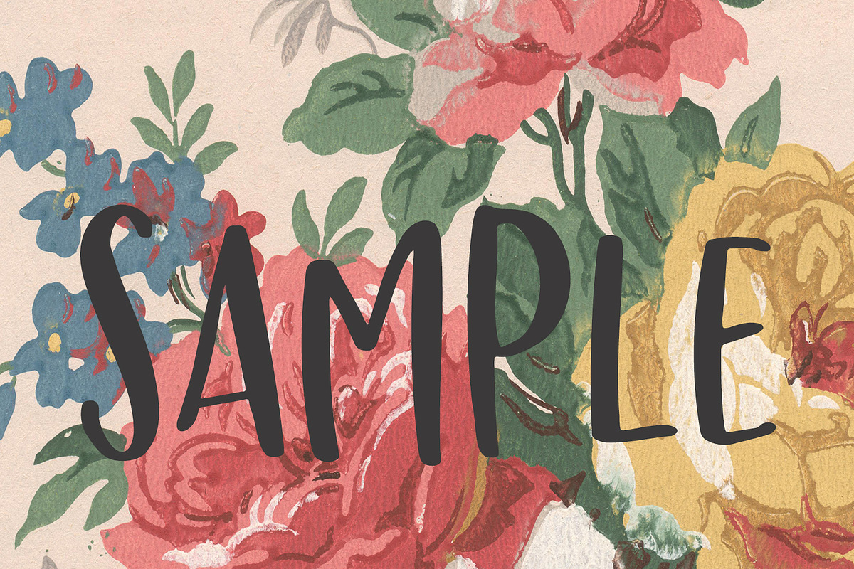 Vintage Wallpaper Textures, a Texture Graphic by Polka Dot Pixels (Photo 5 of 5)