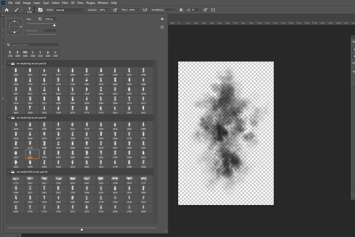 150 Photoshop Fog Brush & Png Bundle, a Brush Add-On by MRI STUDIO (Photo 17 of 21)