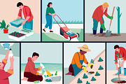 Environment Illustration Art Set, an Emoji Icon by Brickclay (Thumbnail 6 of 9)