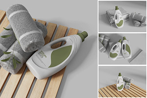 Detergen Bottle Mockup, a Product Mockup by MrLetters