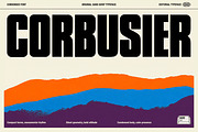 Corbusier Sans Serif Typeface, a Sans Serif Font by God Control (Thumbnail 1 of 12)