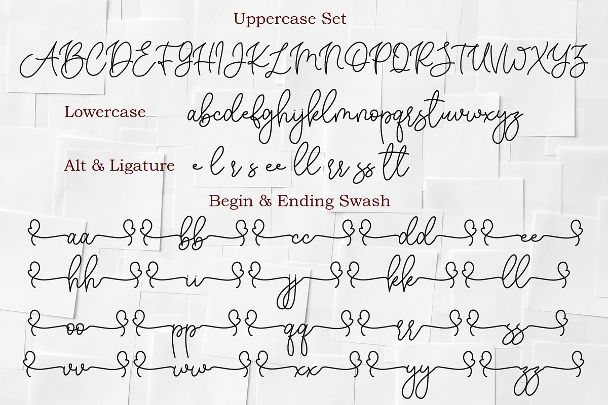 Girl Lova - Lovely Font, a Script Font by Ibrahima_Studio (Photo 7 of 9)