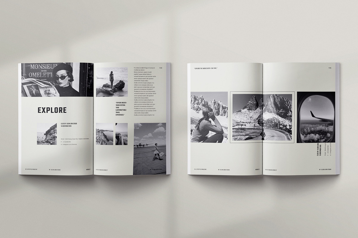 Lifestyle Magazine Template, a Magazine Template by Olion Lora (Photo 12 of 24)