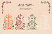 Christmas Wonderland hand drawn set, a Seasonal Illustration by Idressart (Thumbnail 2 of 13)