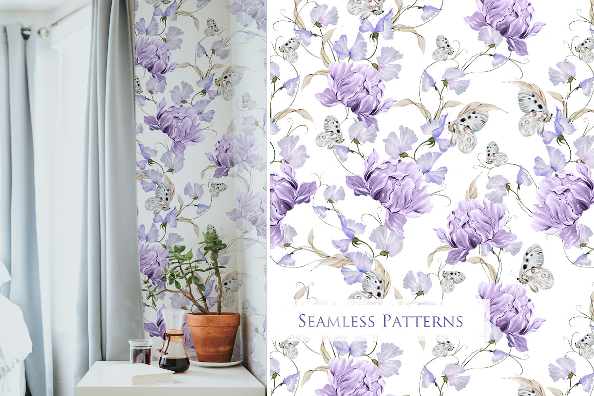 21 Watercolor Seamless Pattern, a Pattern Graphic by Knopazyzy (Photo 4 of 17)