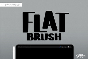 Procreate Brush : Flat Brush