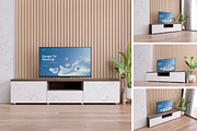 Smart Tv Mockup, a Household Mockup by HanaSaka_Studio (Thumbnail 1 of 5)