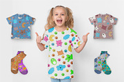 Cute Baby Seamless Patterns 18., a Pattern Graphic by KENO Mascots (Thumbnail 4 of 6)