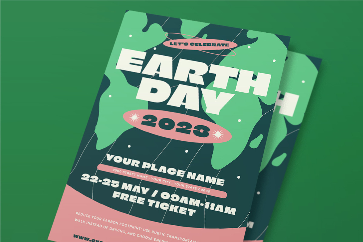 Earth Day Flyer, a Flyer Template by Tokosatsu (Photo 2 of 3)