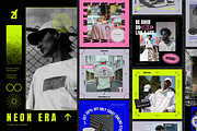 Neon era social media graphic, a Social Media Template by Chanut is industries (Thumbnail 1 of 11)