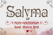 Salyma romantic typeface, a Serif Font by Minhocossauro Emporium (Thumbnail 8 of 9)