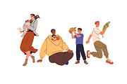 Happy people with cute pets, animals, an Animal Illustration by Good Studio (Thumbnail 7 of 10)