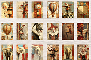NOSTALGIC CIRCUS CLIPART, a Person Illustration by Daring Digies (Thumbnail 4 of 10)