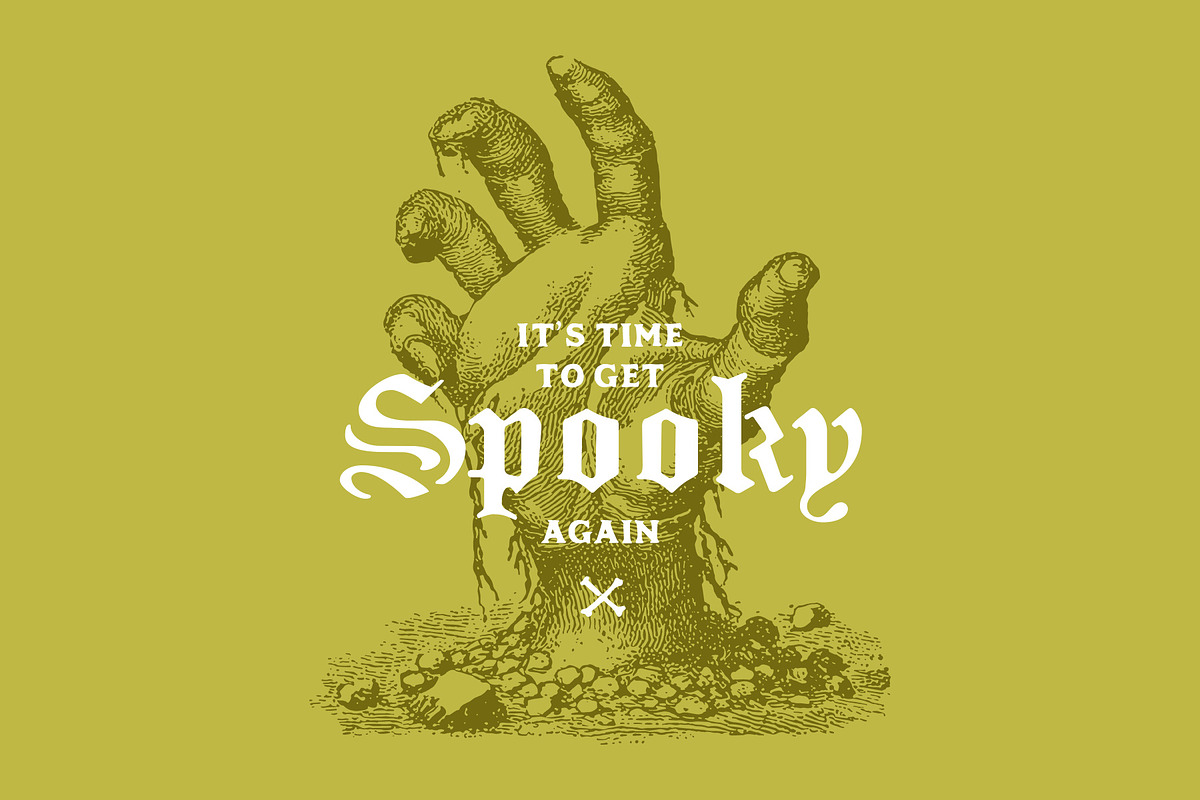 Vintage Halloween Illustrations, a Seasonal Illustration by Graphic Goods (Photo 2 of 12)