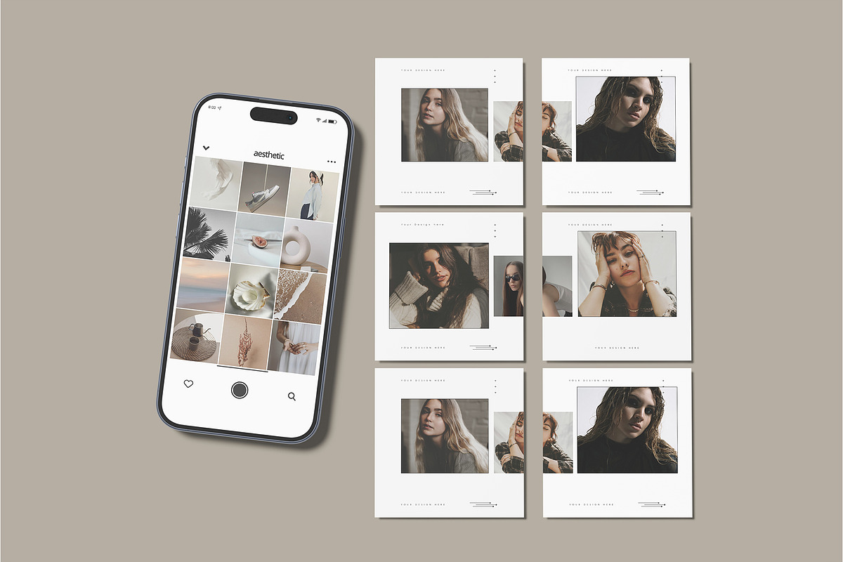 Instagram story and post mockup, a Social Media Template by rizalamora (Photo 3 of 11)