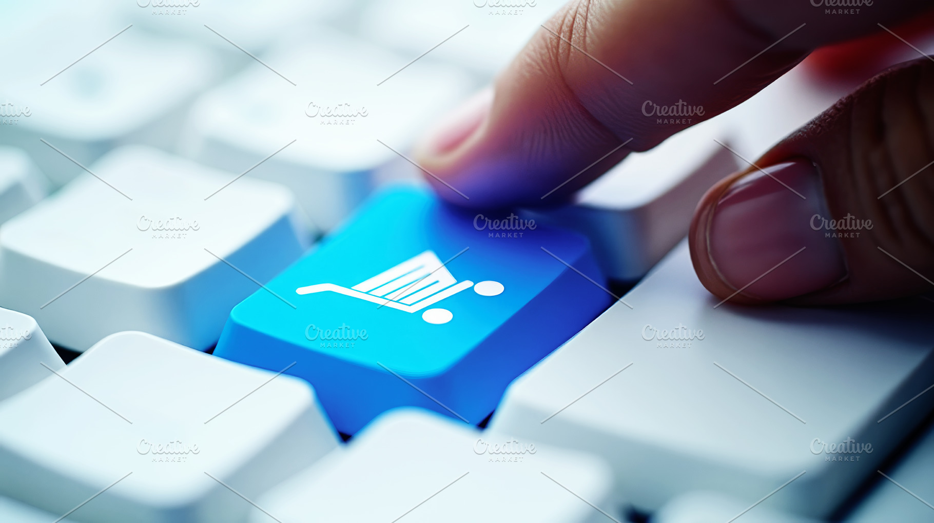 Finger pressing buy key on keyboard, a Business Photo by Perpis