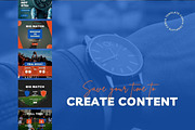 Sports Content Facebook Posts, a Social Media Template by emcrea (Thumbnail 4 of 9)
