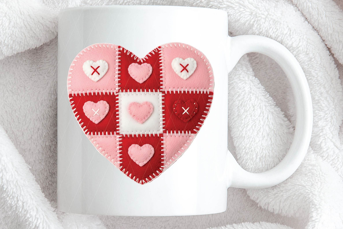 Latch Hook Patchwork Valentine Heart, an Illustration by DreamPrint404 (Photo 4 of 8)