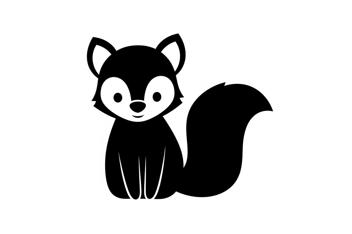 Cute Forest Animal Silhouette Bundle, an Illustration by Creativeshirt (Photo 25 of 54)